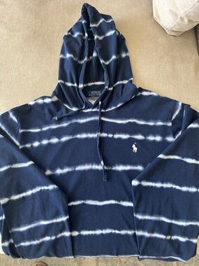 Polo Ralph Lauren Navy & White Tie-Dye Hoodie